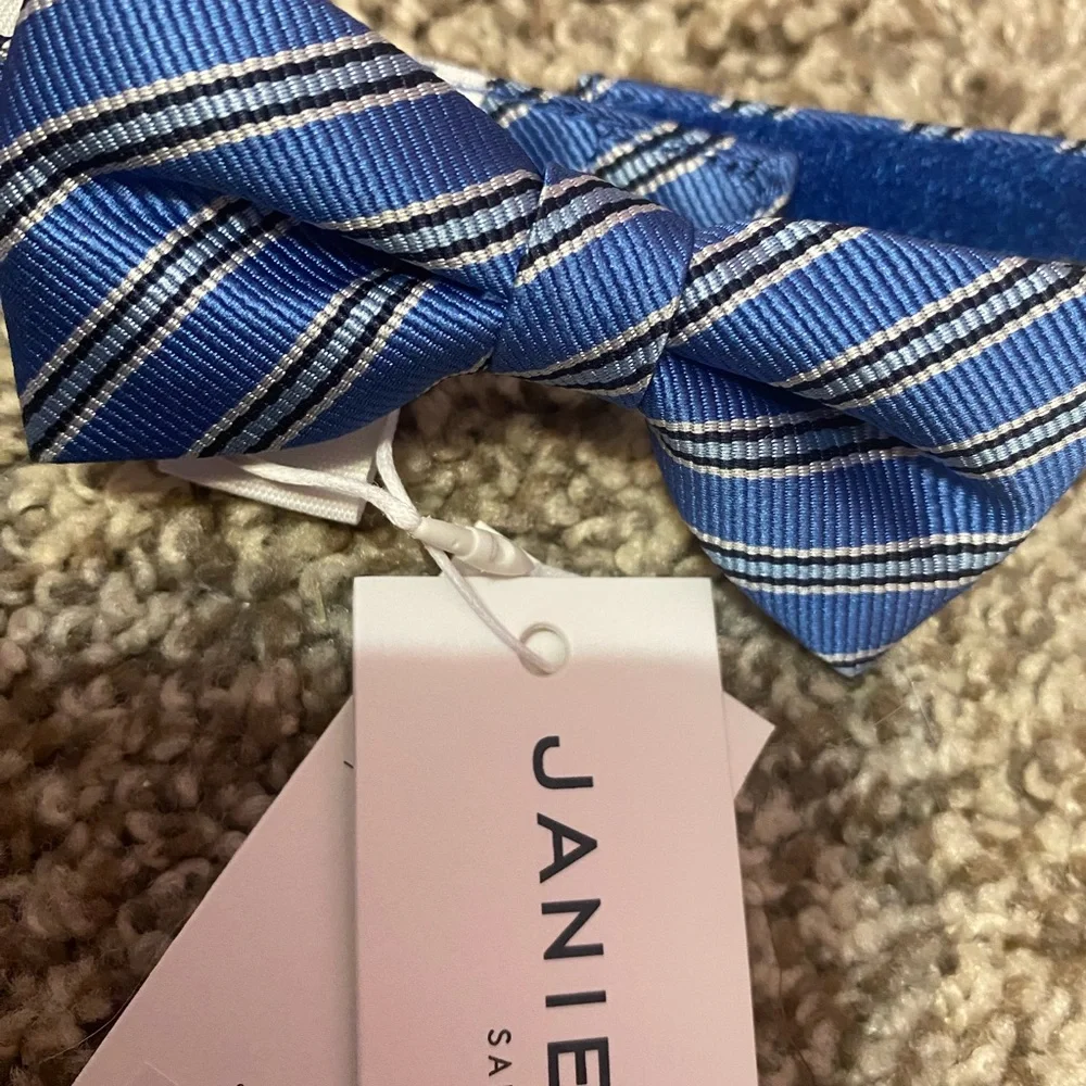 Janie and Jack Navy and White Kids 0 to 24 months Bow Tie